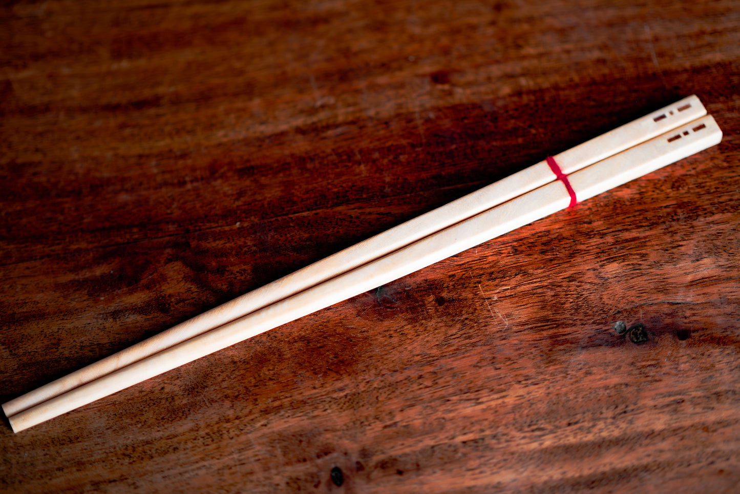 Beautiful Wooden Chopstick with wooden inlay tip Giftset