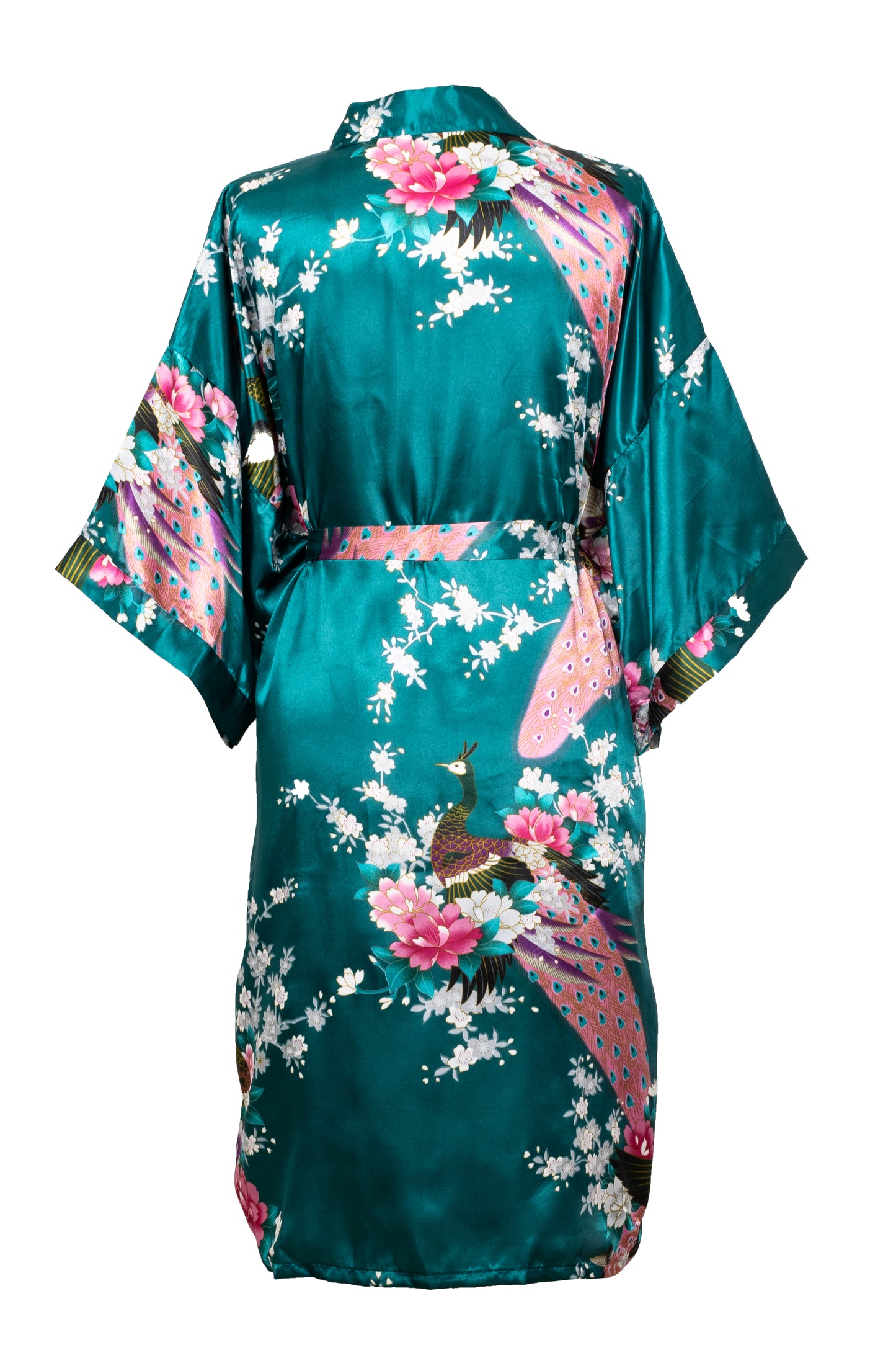 Kimono Robe Peacock - Lightweight Women's Robe | Indulge in Affordable Luxury