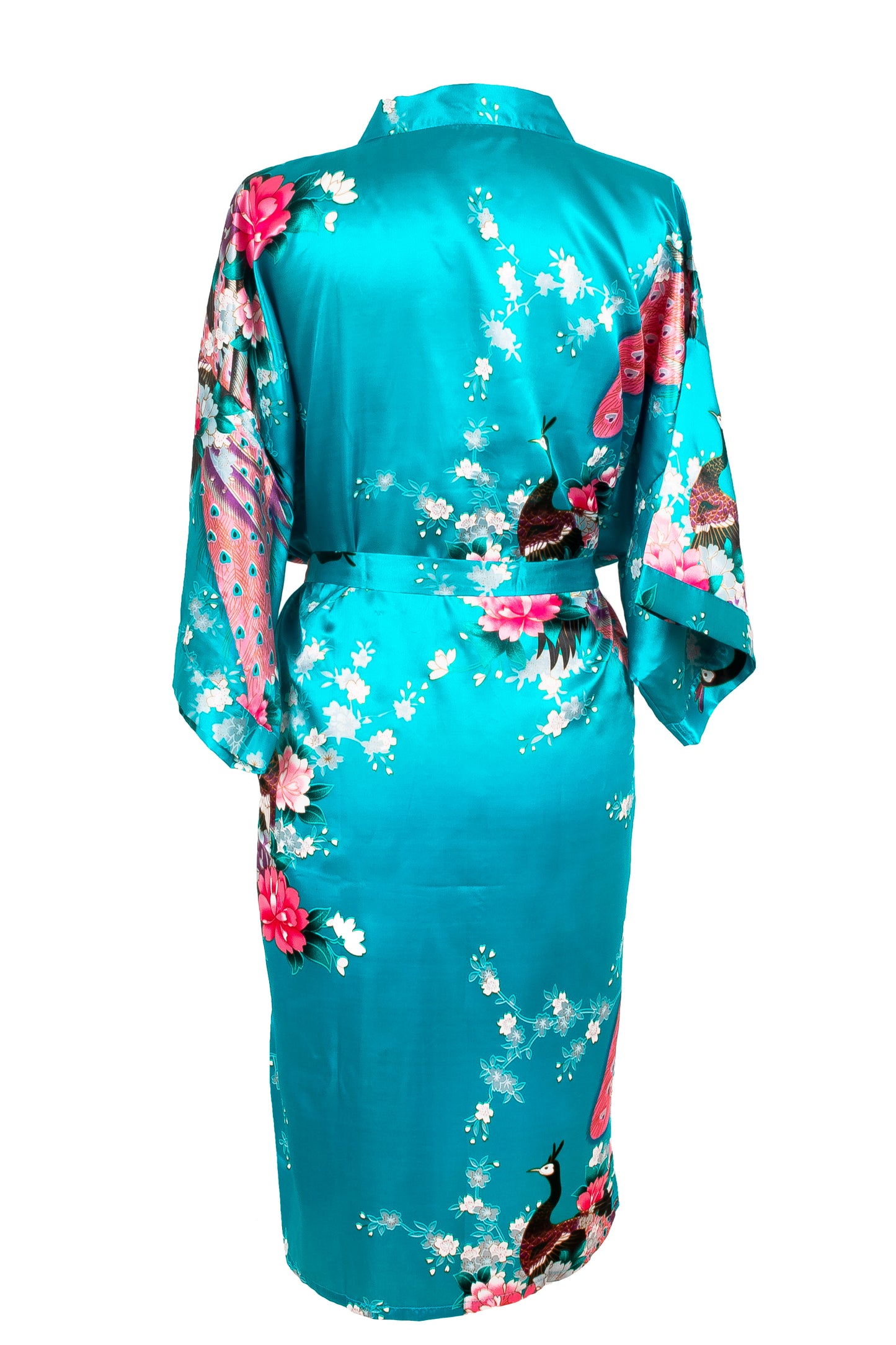 Kimono Robe Peacock - Lightweight Women's Robe | Indulge in Affordable Luxury