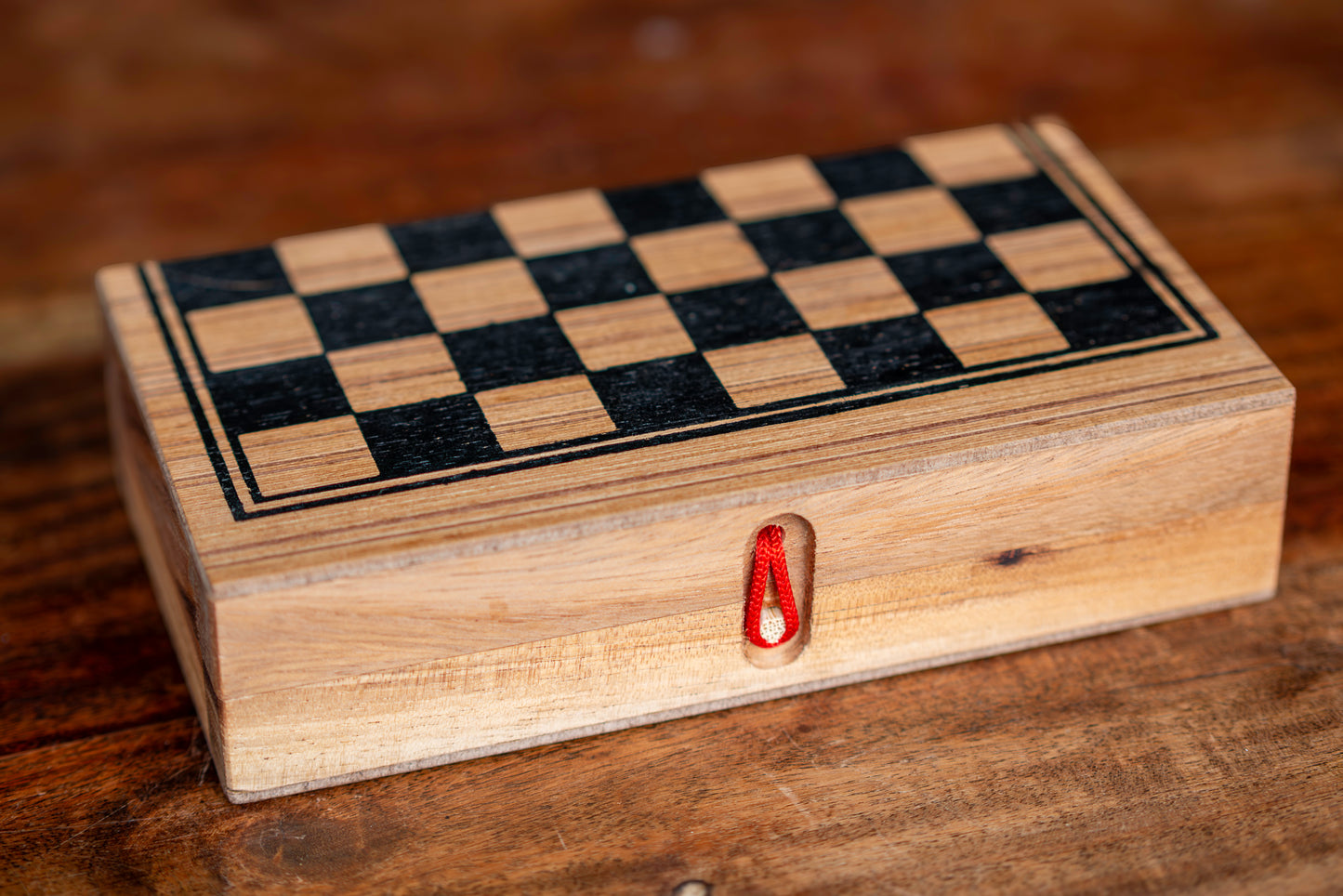 Handcrafted Wooden Game Set 3-in-1 Chess, Backgammon, Checkers Set - Elegant Marquetry