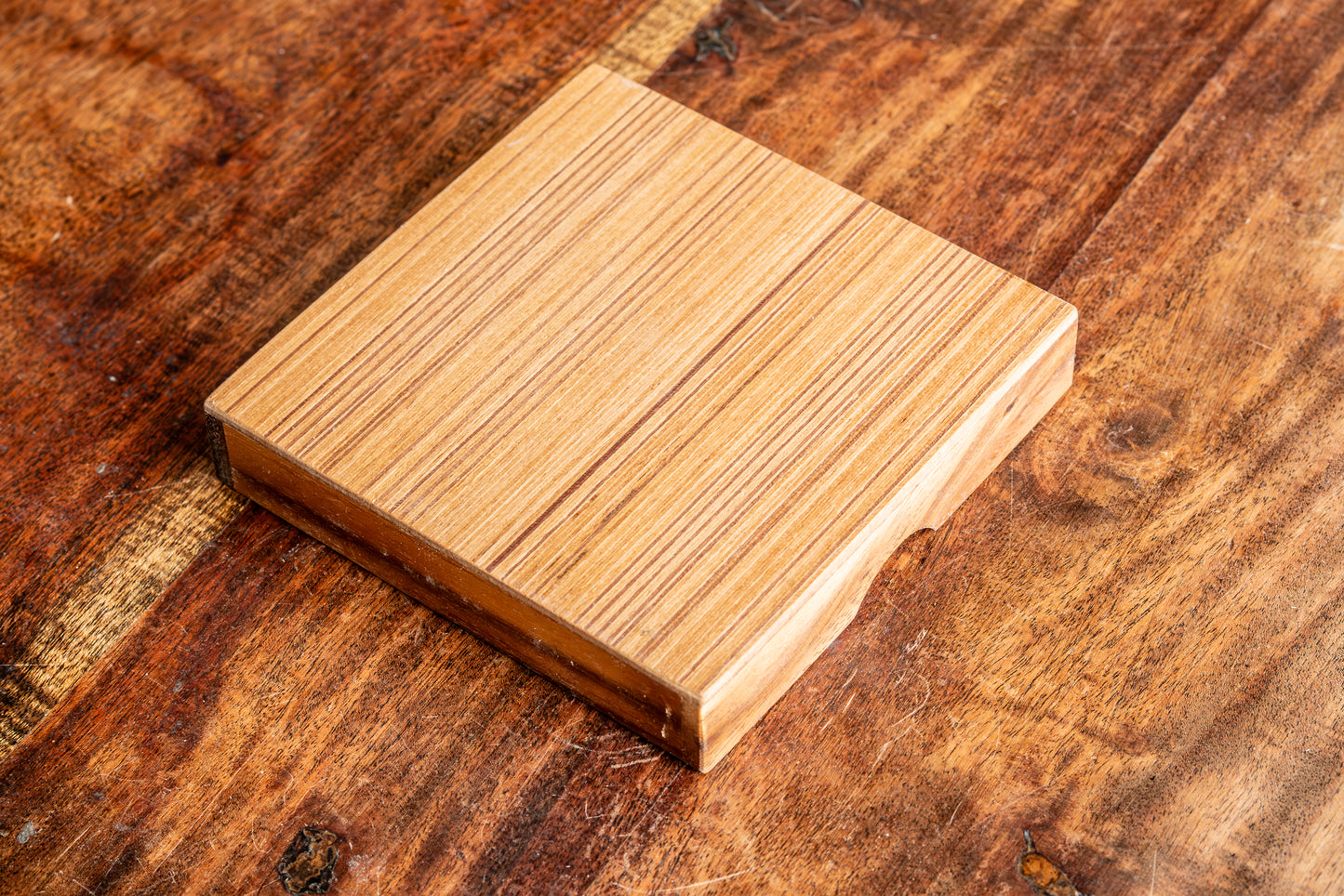 Handmade Wooden Toy: Small Snakes and Ladders Board (14cm) – Classic Family Game & Stocking Stuffer