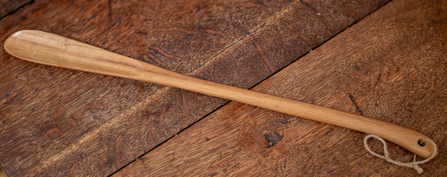 Long Handle Wooden Shoehorn