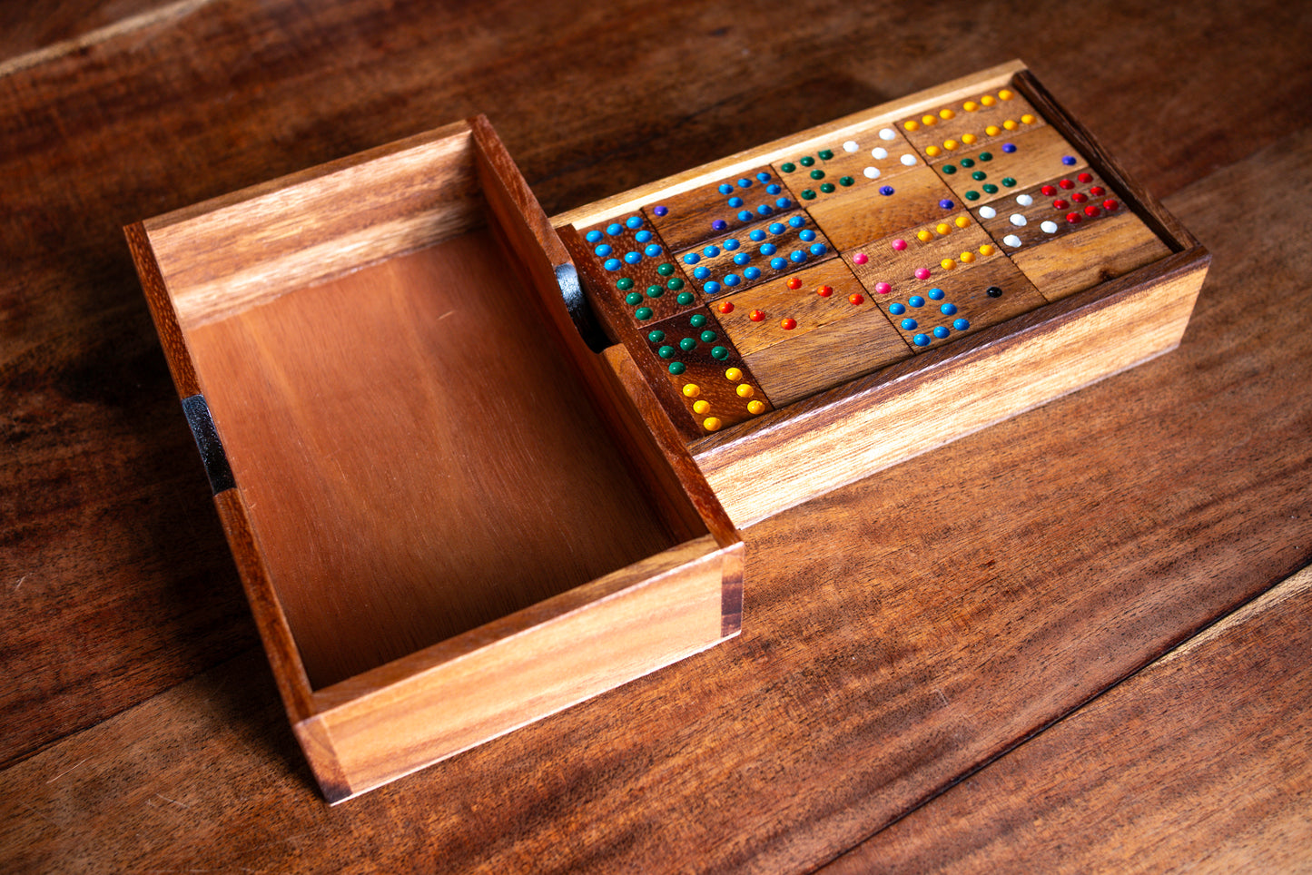 Wood Domino + Matador Wooden Tile Games