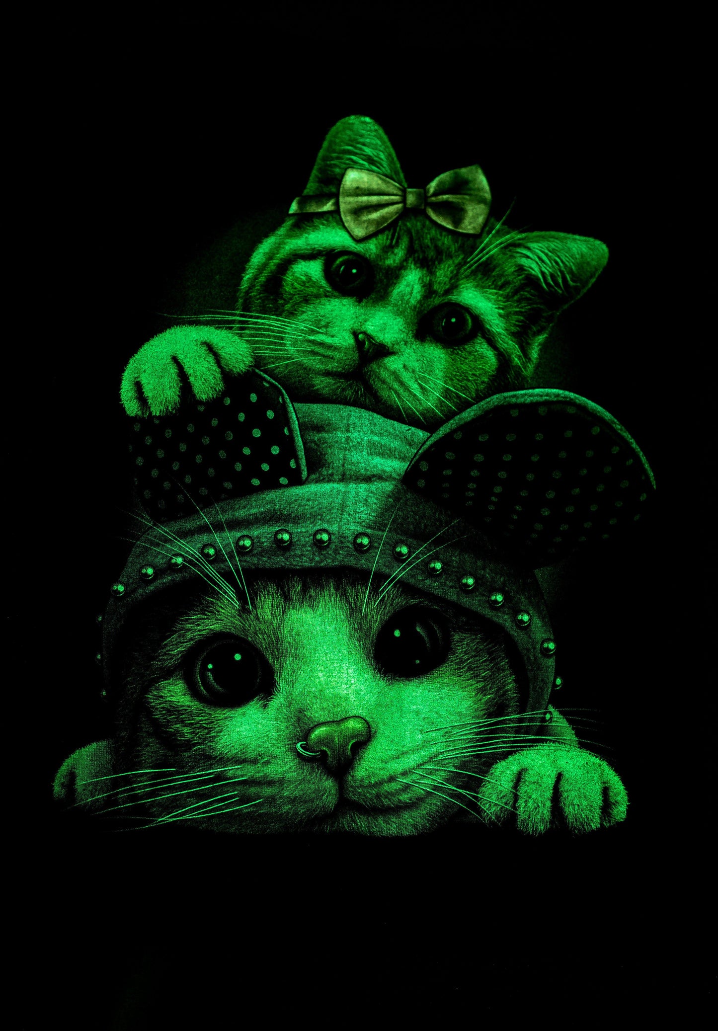 T-shirt 3D GLOW IN DARK HIGH QUALITY animal Printed unisex Tees - CCCollections