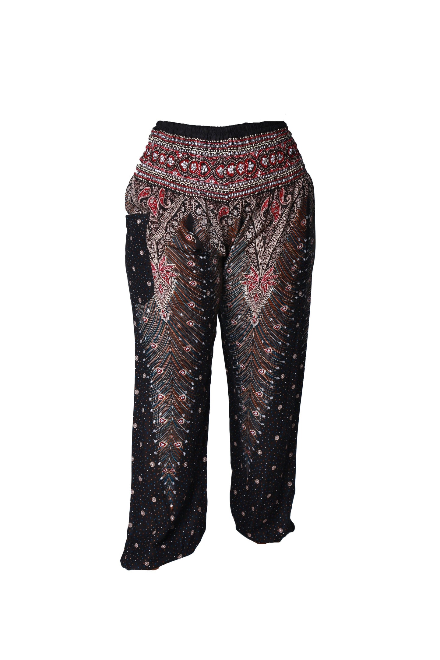 Soft and Comfortable Smocked Waist Pyjama Trousers | Lounge and Yoga Pants - CCCollections