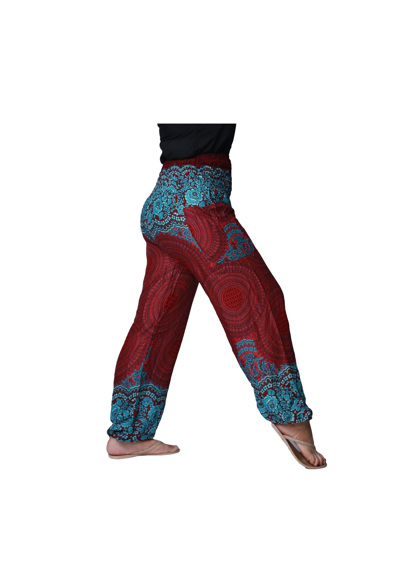 Soft and Comfortable Smocked Waist Pyjama Trousers | Lounge and Yoga Pants - CCCollections