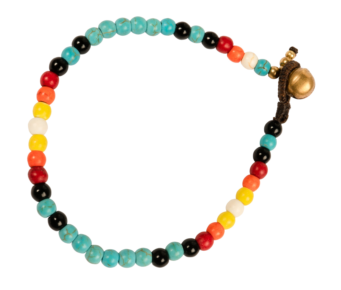 CCcollections Bohemian Bead Bracelet with Bell Fastening Multiple Variations Including Real Pearls - CCCollections