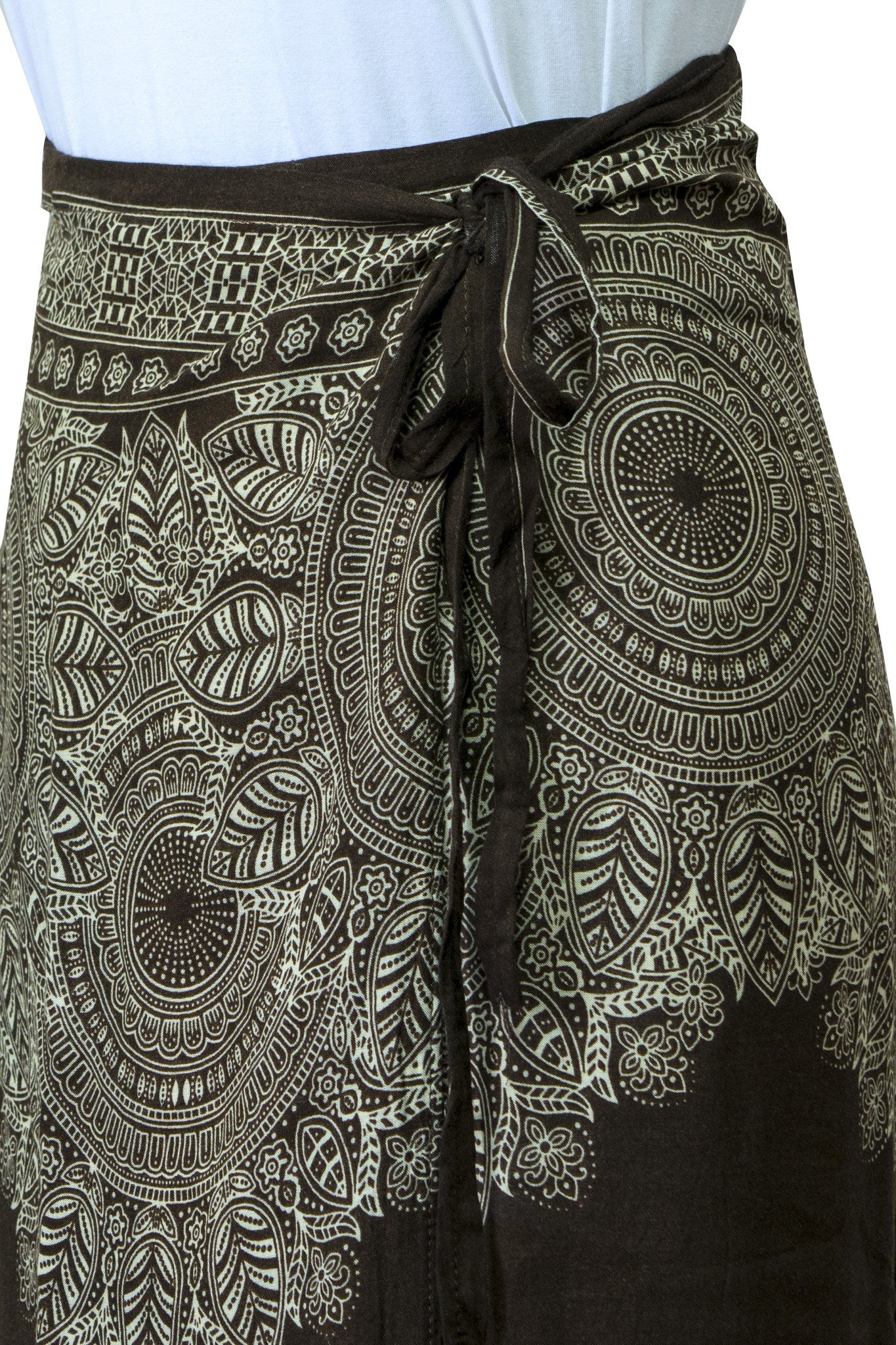 Wrap Sarong Skirt Mandala Flower print - CCCollections
