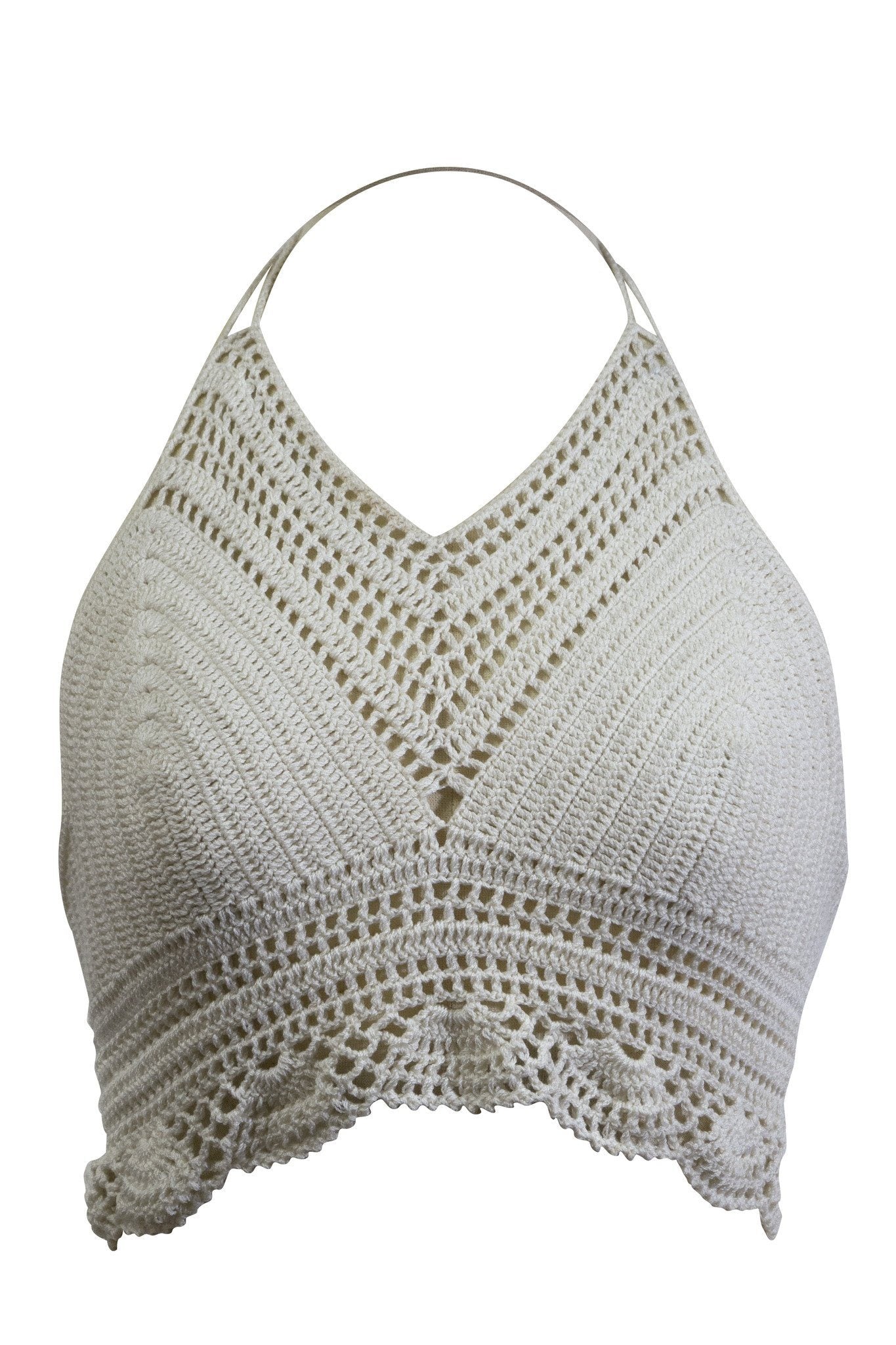 Crochet Bikini Top Halter Neck - CCCollections