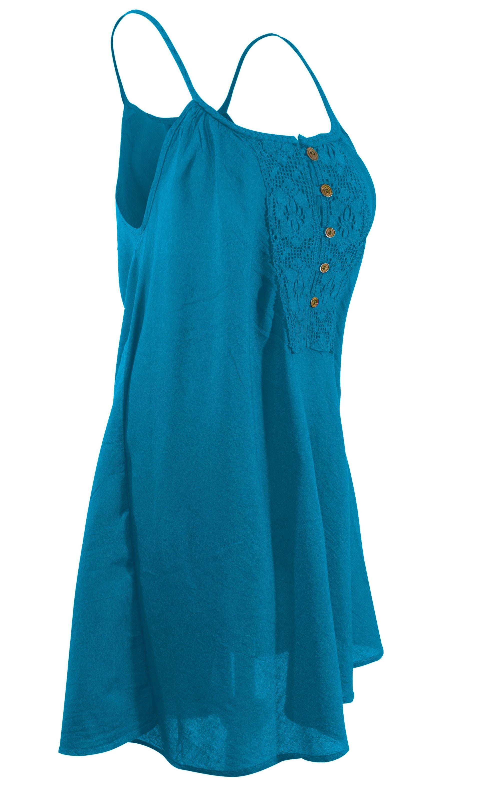 Handmade 100% Cotton Skater Dress with Lace Front - Eco-Friendly | CCcollections Handmade 100% Cotton Skater Dress with Lace Front - Eco-Friendly | CCcollections