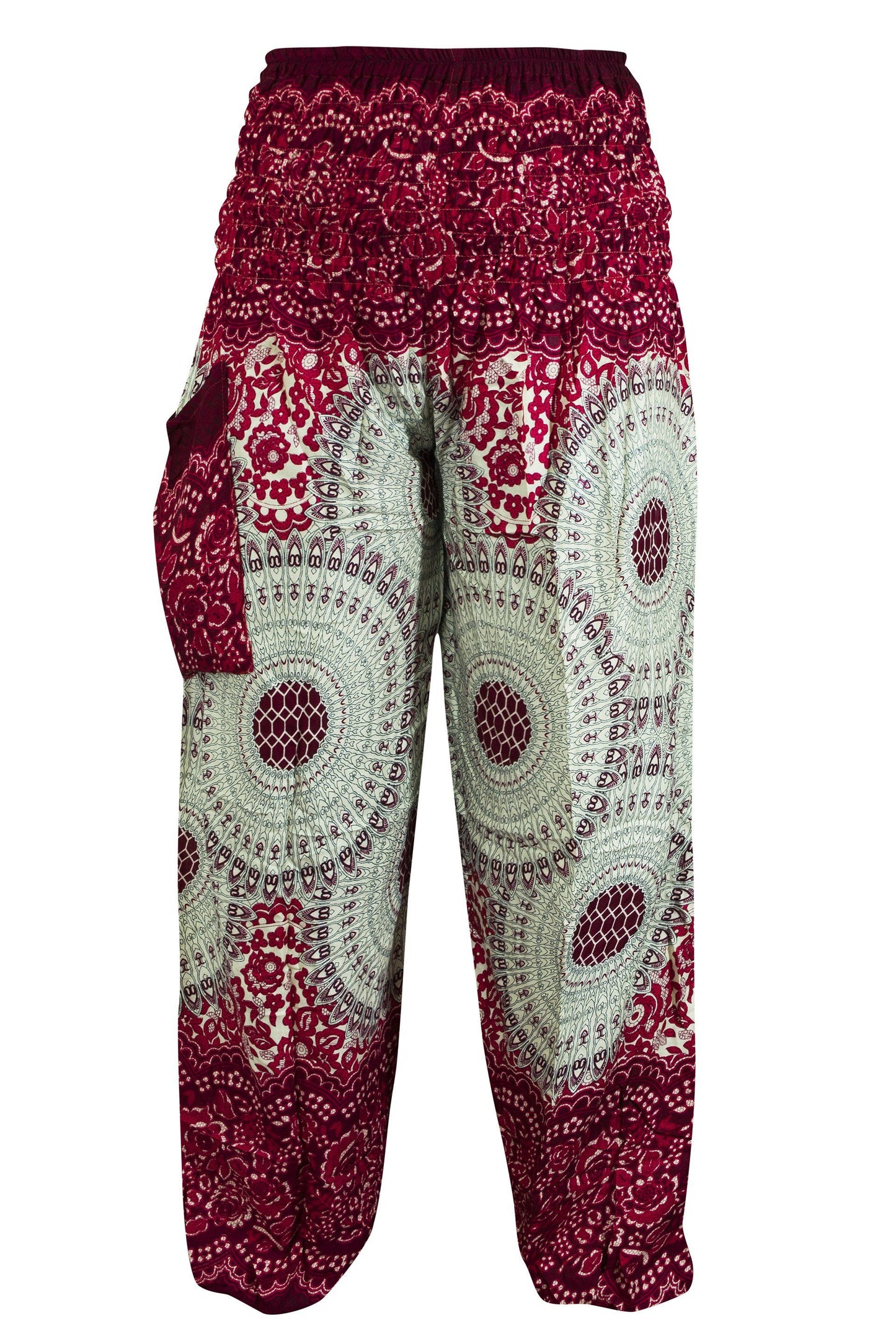 Soft and Comfortable Smocked Waist Pyjama Trousers | Lounge and Yoga Pants - CCCollections