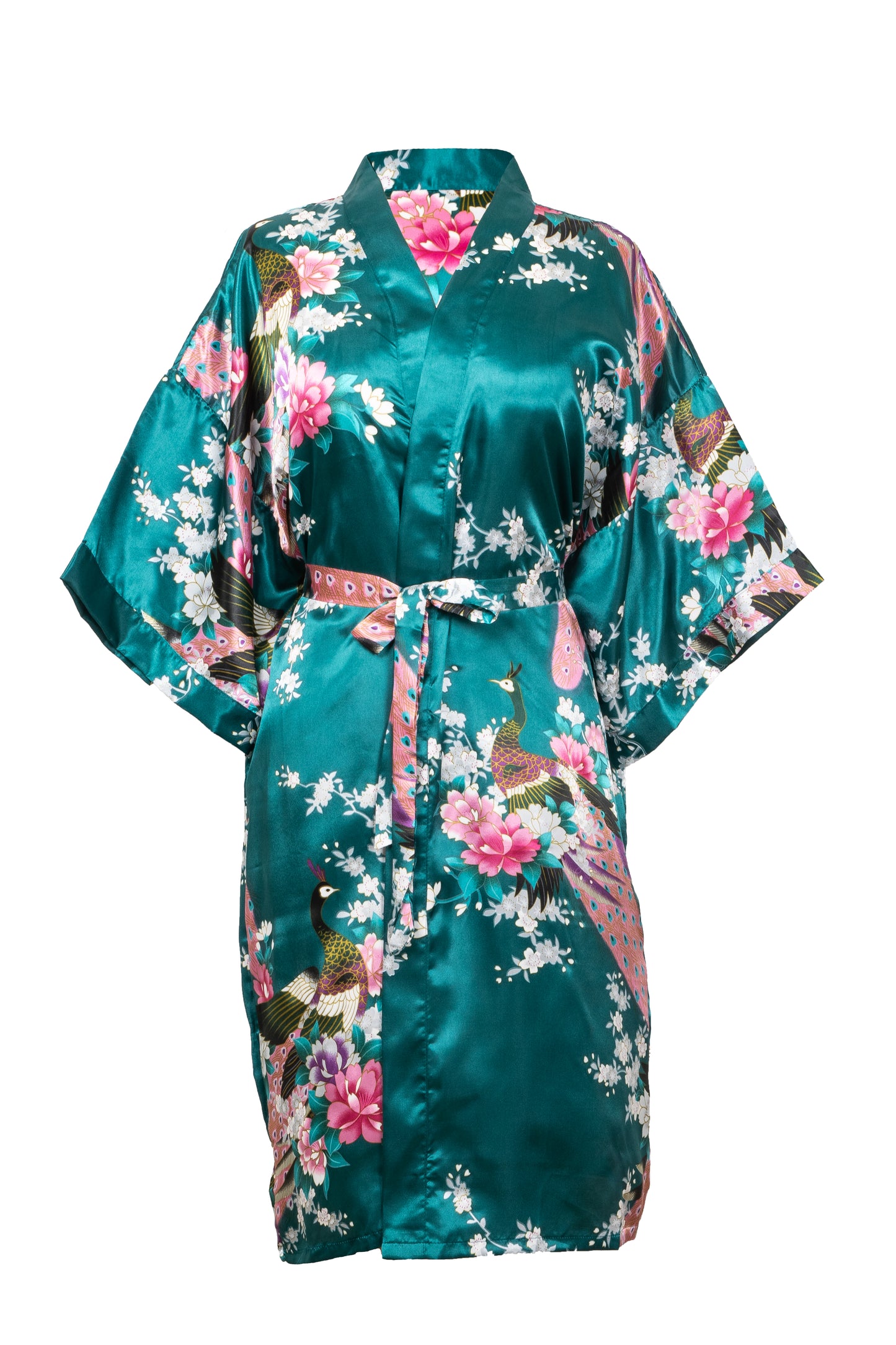 Kimono Robe Peacock - Lightweight Women's Robe | Indulge in Affordable Luxury - CCCollections