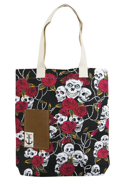 Mr. Tote Shoulder bag Cotton Canvas Printed - CCCollections