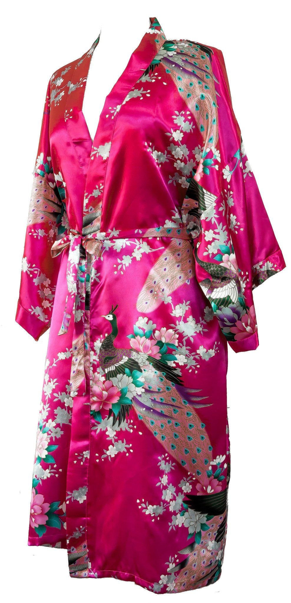 Kimono Robe Peacock - Lightweight Women's Robe | Indulge in Affordable Luxury - CCCollections