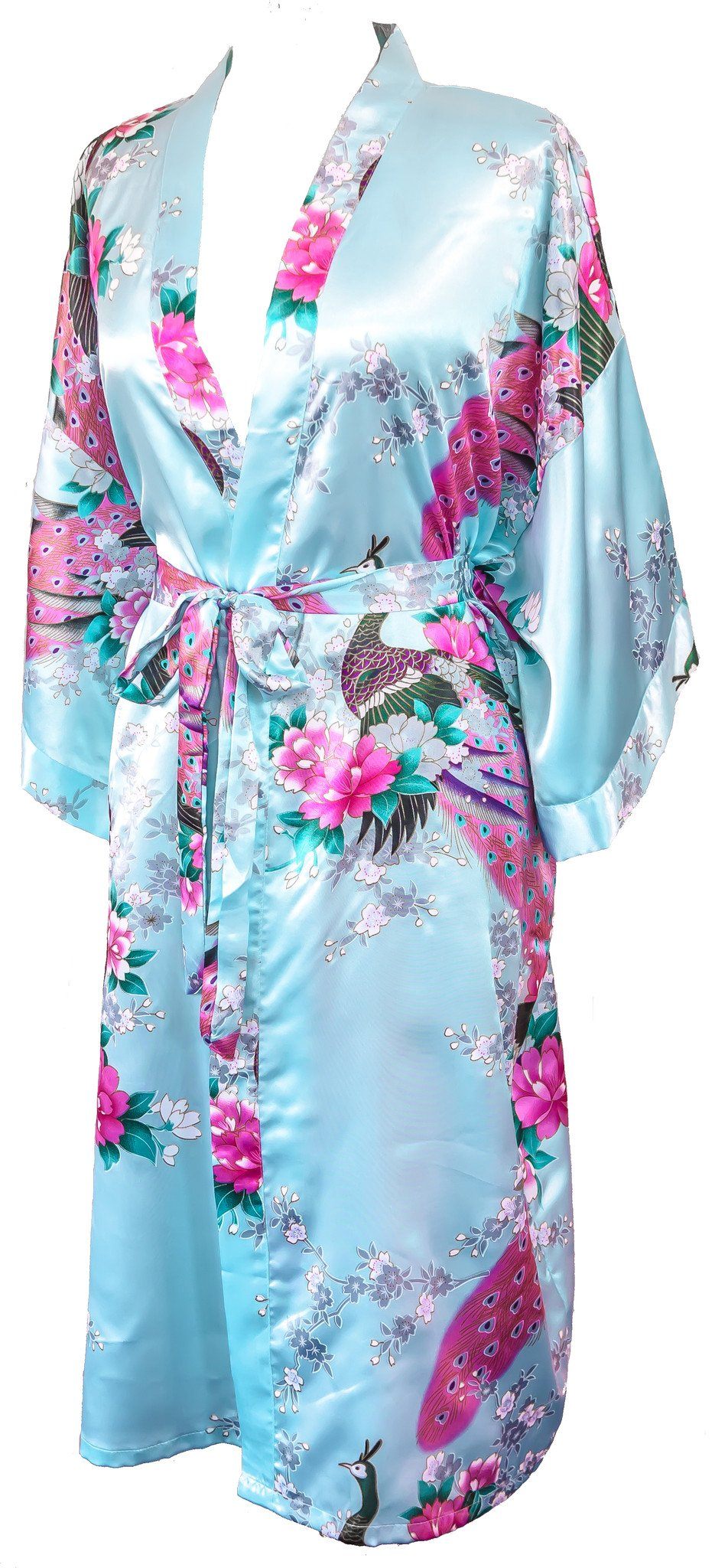 Kimono Robe Peacock - Lightweight Women's Robe | Indulge in Affordable Luxury - CCCollections