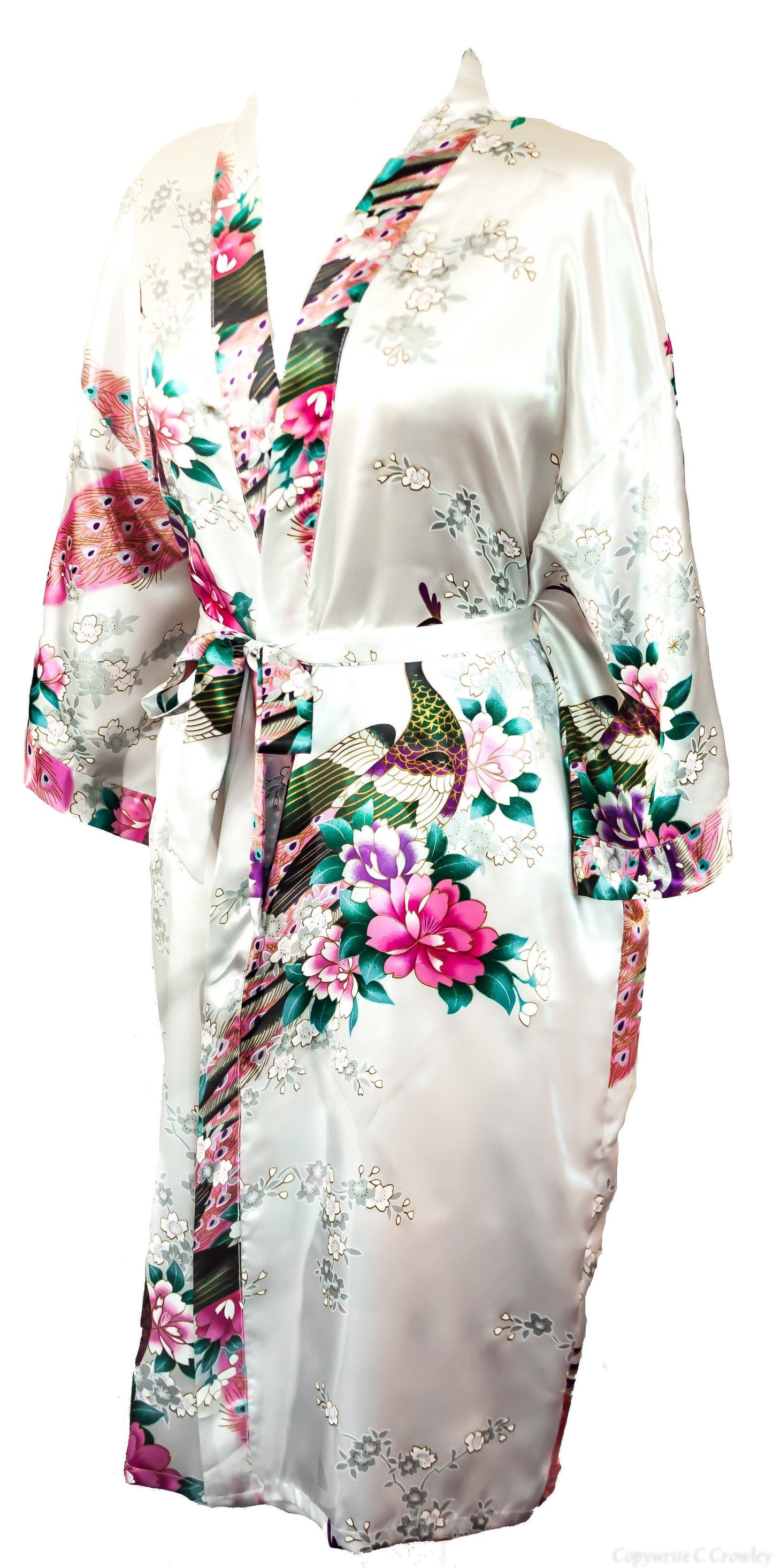 Kimono Robe Peacock - Lightweight Women's Robe | Indulge in Affordable Luxury - CCCollections