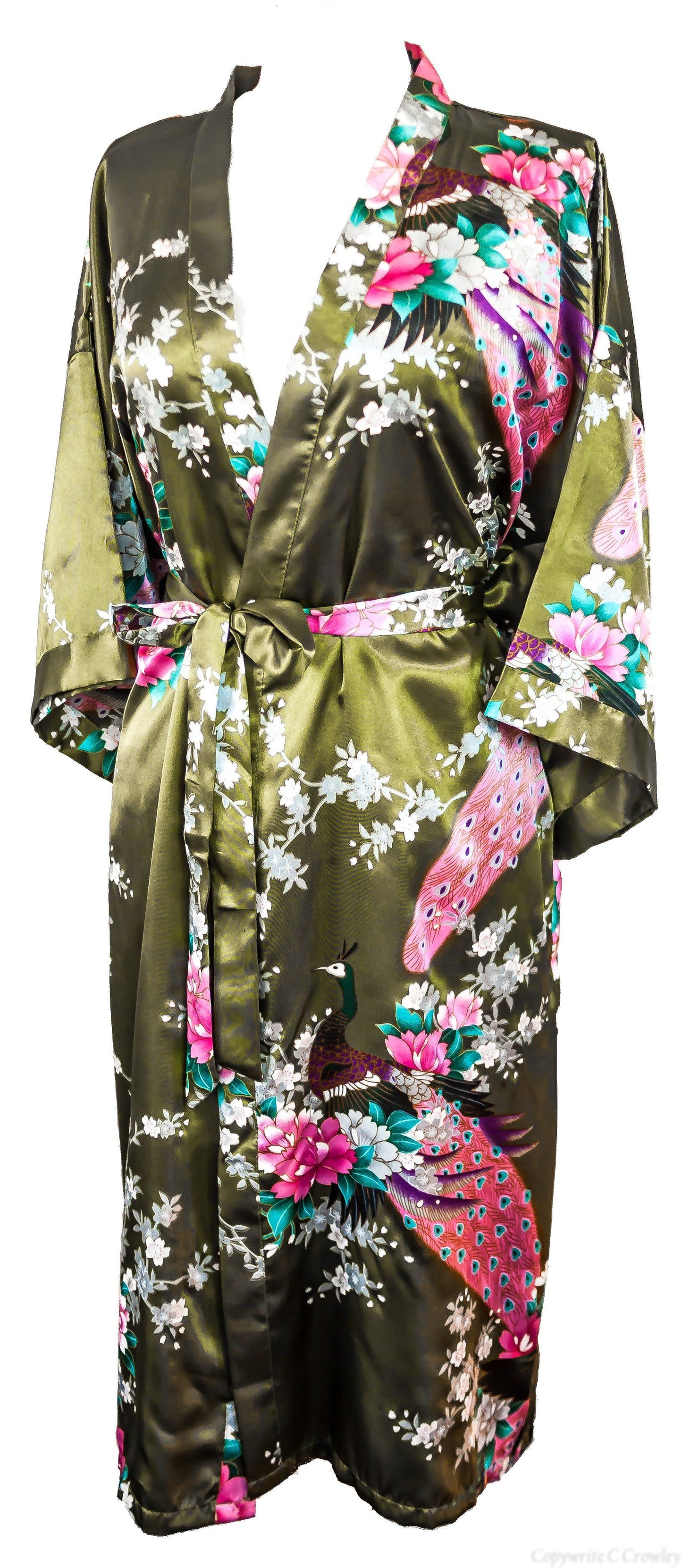 Kimono Robe Peacock - Lightweight Women's Robe | Indulge in Affordable Luxury - CCCollections