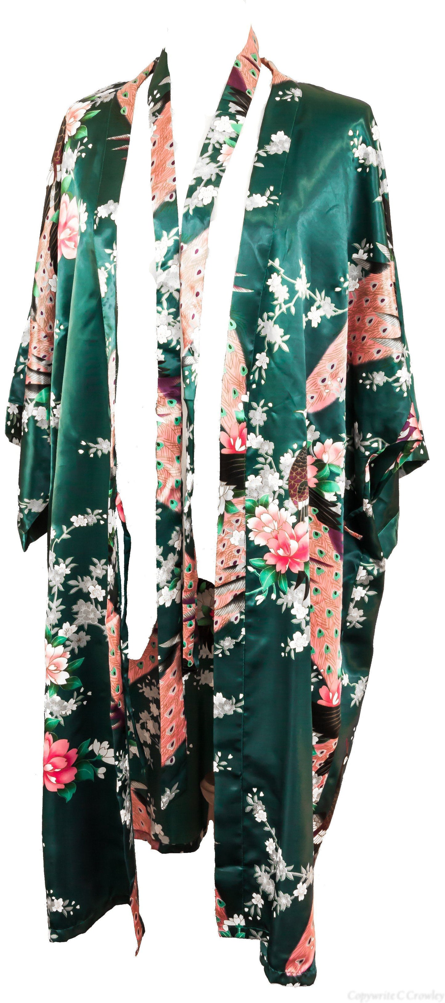 Kimono Robe Peacock - Lightweight Women's Robe | Indulge in Affordable Luxury - CCCollections