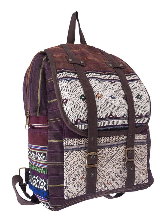 Backpack Hill Tribe Purple Bag - CCCollections