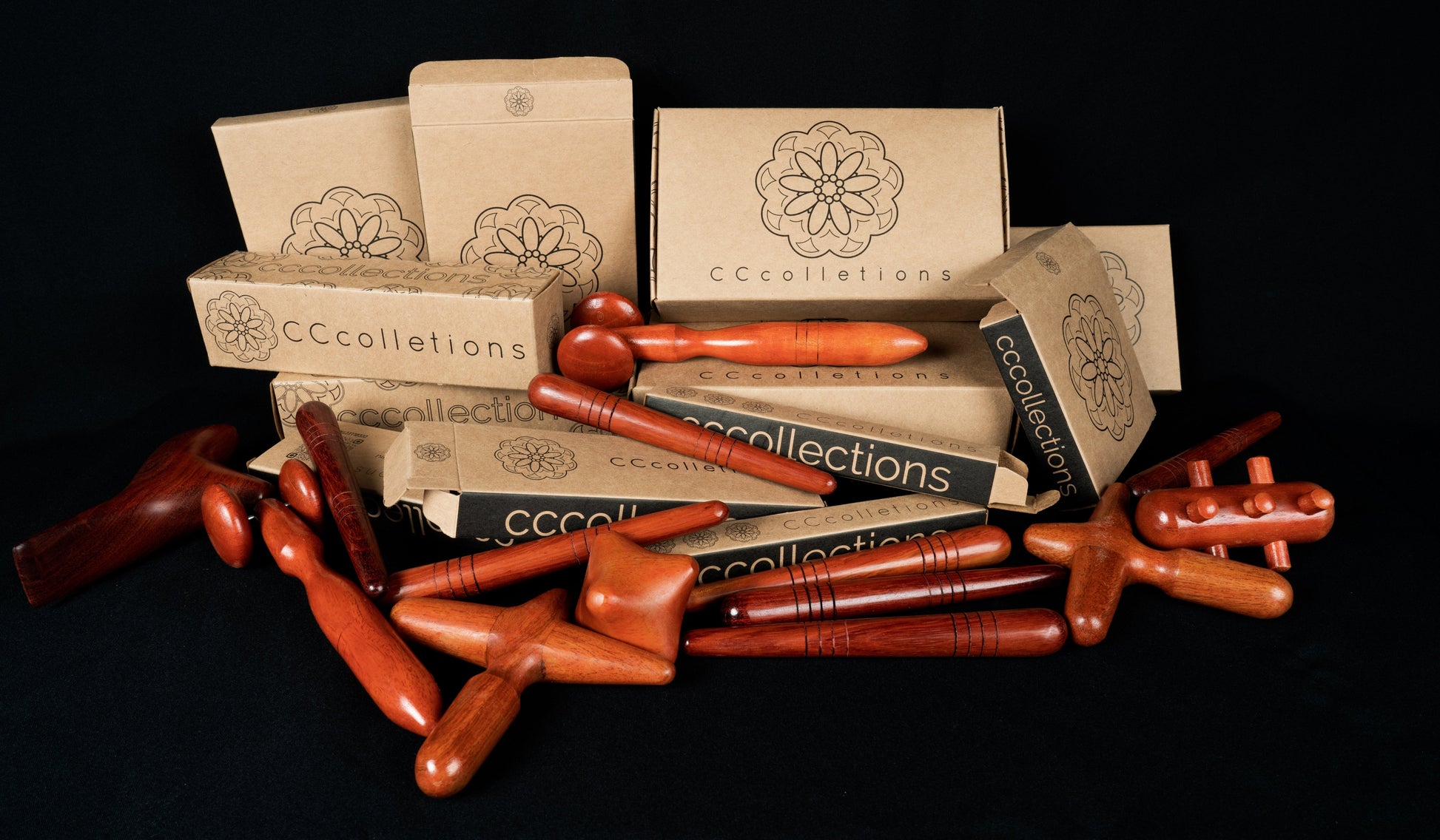 手足リフレクソロジースティック - 木製の伝統的なマッサージ用品 | CCcollections - CCCollections