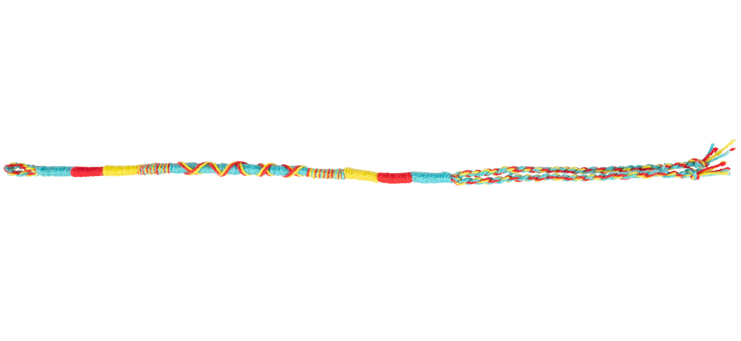 Handmade Friendship Bracelets - Vibrant Fabric Bracelets for Celebrating Friendship - CCCollections