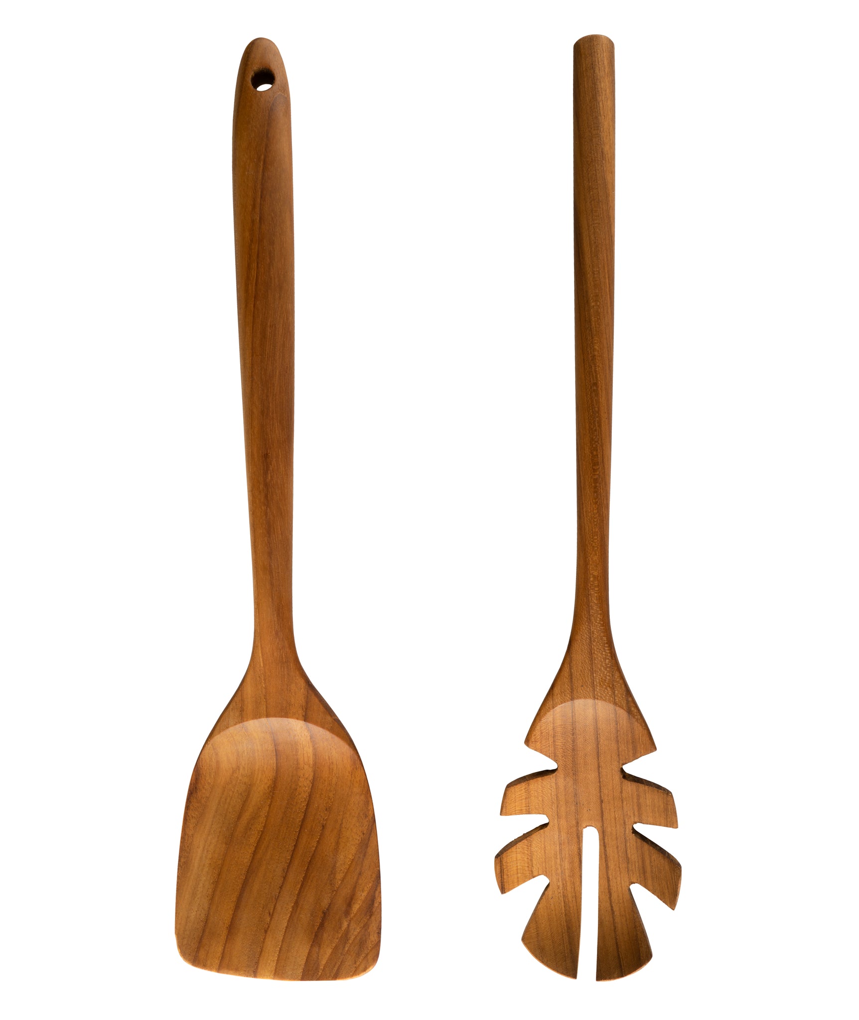 CCcollections Natural Kitchenware Teak Wooden Kitchen Utensil Sets - CCCollections