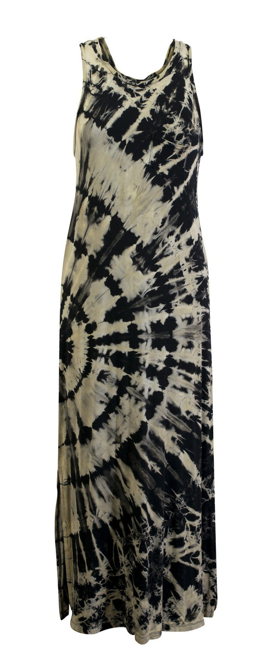 Tie Dye Tank Top Maxi Dress Halter - CCCollections