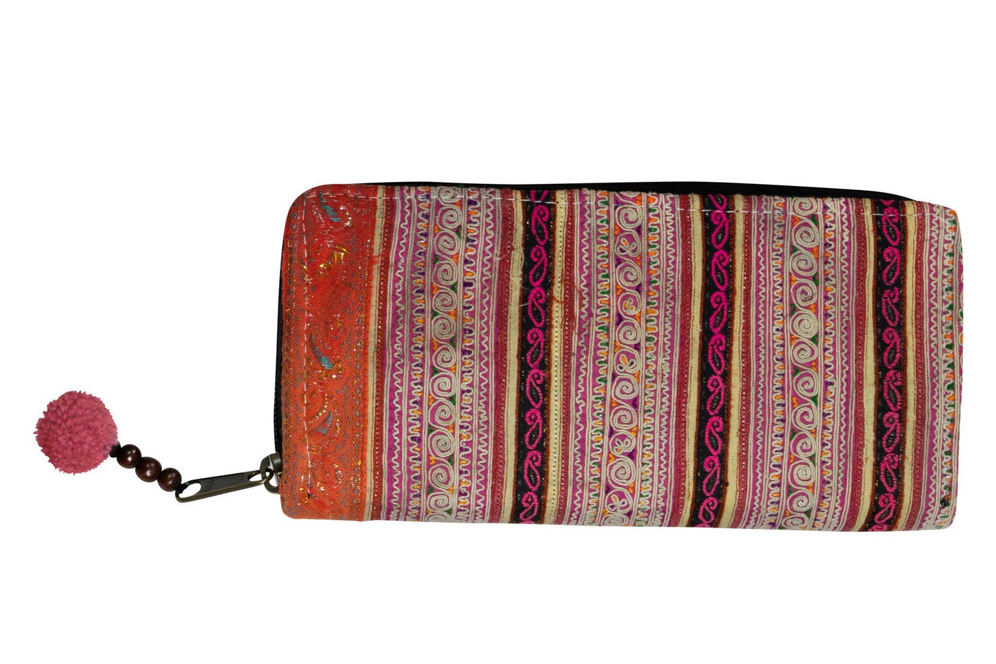 Handmade Hill Tribe Tribal Long Wallet Bag Purse - CCCollections