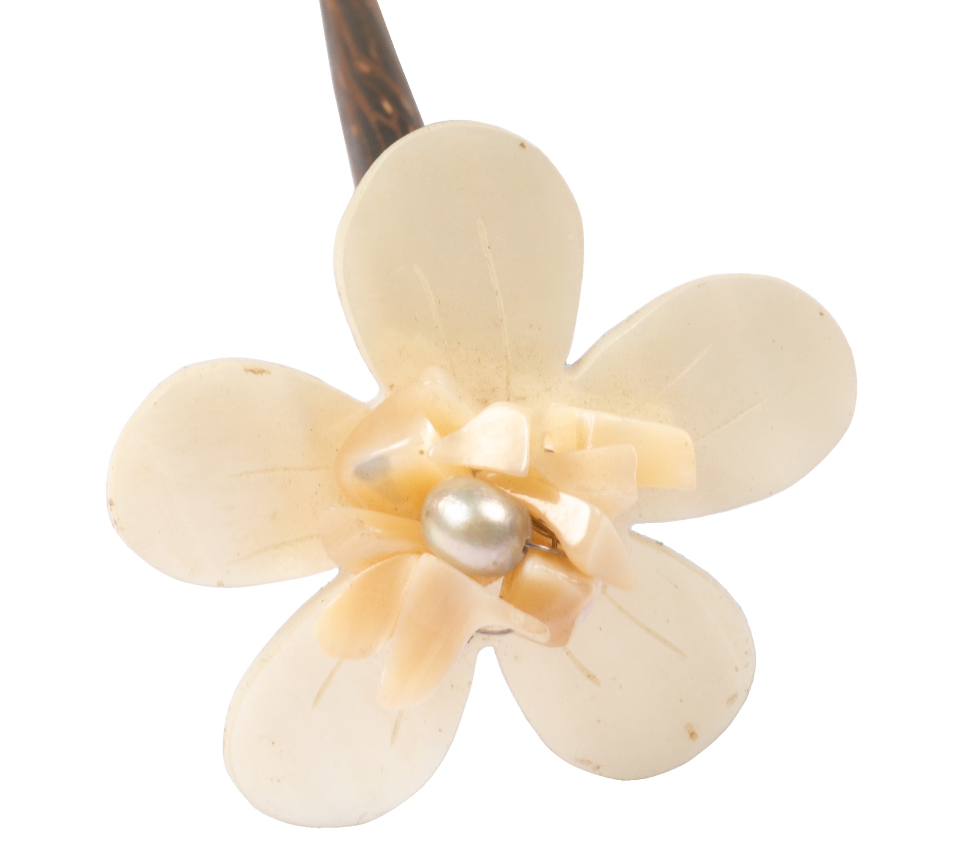 Handmade Wooden Hair Pins with Shell Pearl many design - CCCollections