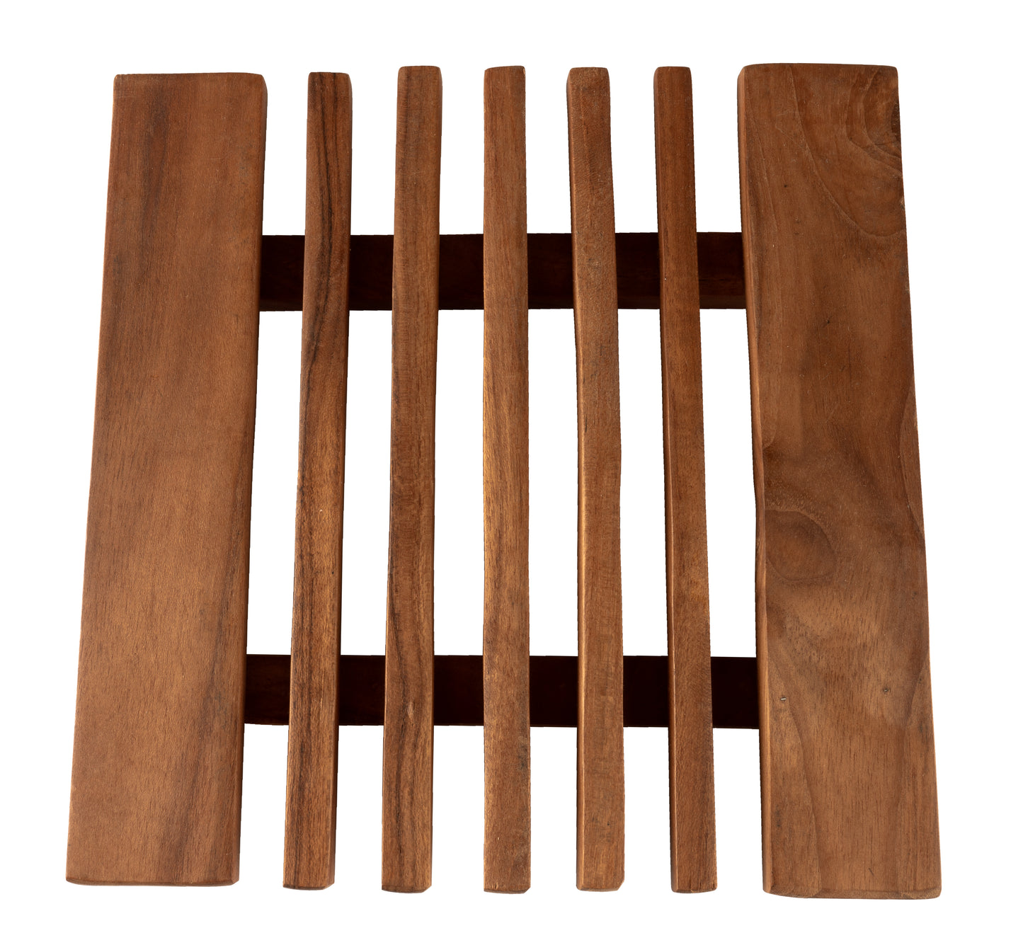 CCcollections Teak Wood Heat Resistant Mats For Hots Pots or Hot Serving Dishes - CCCollections